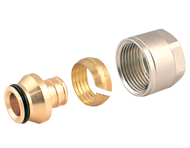 Переходник компрессионный PEX 16x2.0, 2.2 - G3/4" Евроконус SANEXT (4933)